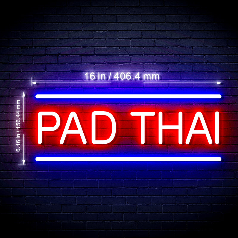 Pad Thai Flex Silicone LED Sign (Neon-Style, LED Technology) - LED Gift Works