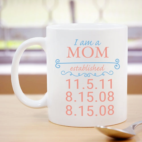 Established Mug for Her - Personalized Name & Year Mug for Women - Way Up Gifts