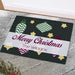 Christmas Ornament Personalized Doormat - Custom Holiday Entry Mat - Way Up Gifts