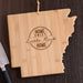 Personalized Arkansas State Cutting Board - Home Sweet Home Carving Board - Way Up Gifts