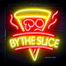 Pizza by the Slice Ultra-Bright LED Sign with Remote (Neon-Style, LED Technology) - Way Up Gifts