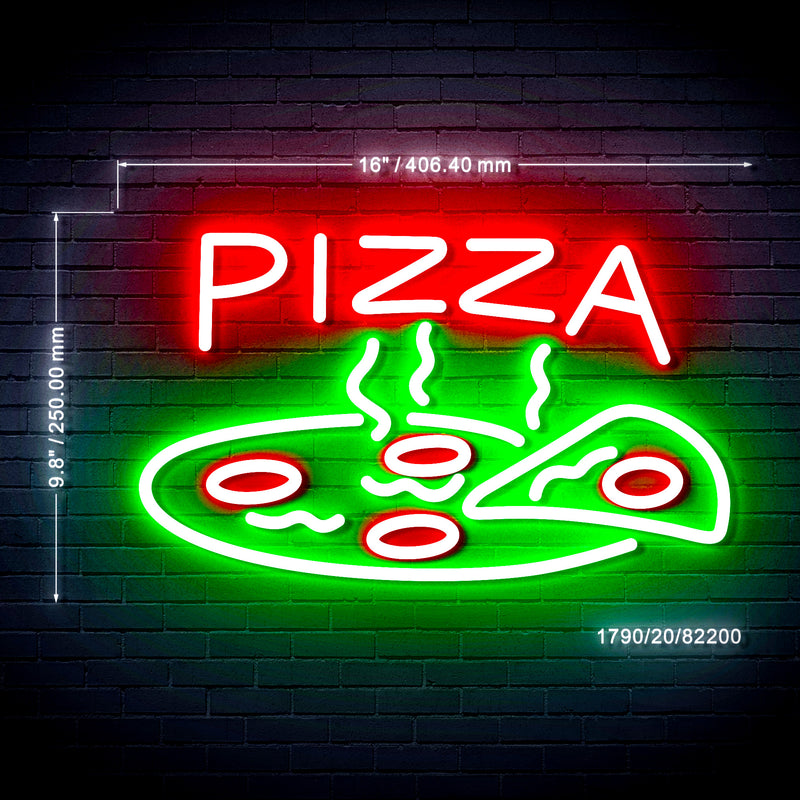 Pizza Shop Flex Silicone LED Sign (Neon-Style, LED Technology) - LED Gift Works