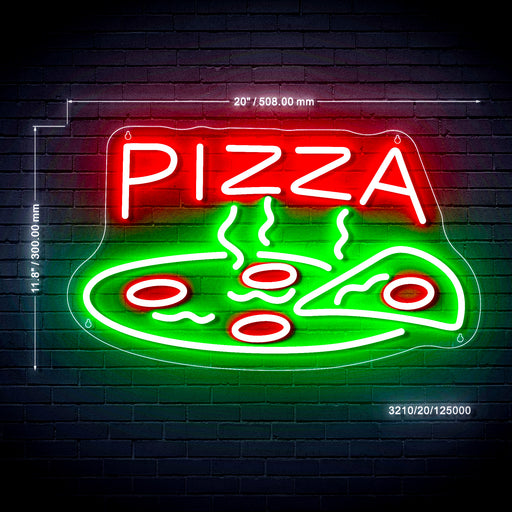Pizza Shop Ultra-Bright LED Sign with Remote (Neon-Style, LED Technology) - Way Up Gifts