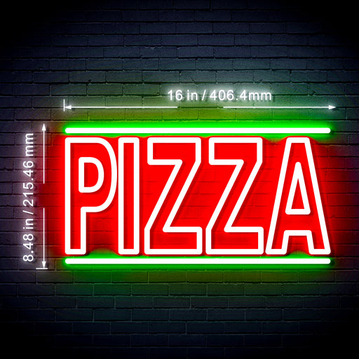 Pizza Flex Silicone LED Sign (Neon-Style, LED Technology) - Way Up Gifts