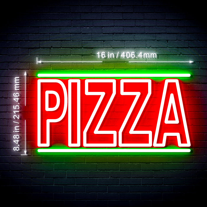 Pizza Flex Silicone LED Sign (Neon-Style, LED Technology) - Way Up Gifts