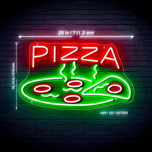 Pizza Shop Ultra-Bright LED Sign with Remote (Neon-Style, LED Technology) - LED Gift Works