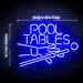 Pool Tables Bar Ultra-Bright LED Sign with Remote (Neon-Style, LED Technology) - Way Up Gifts