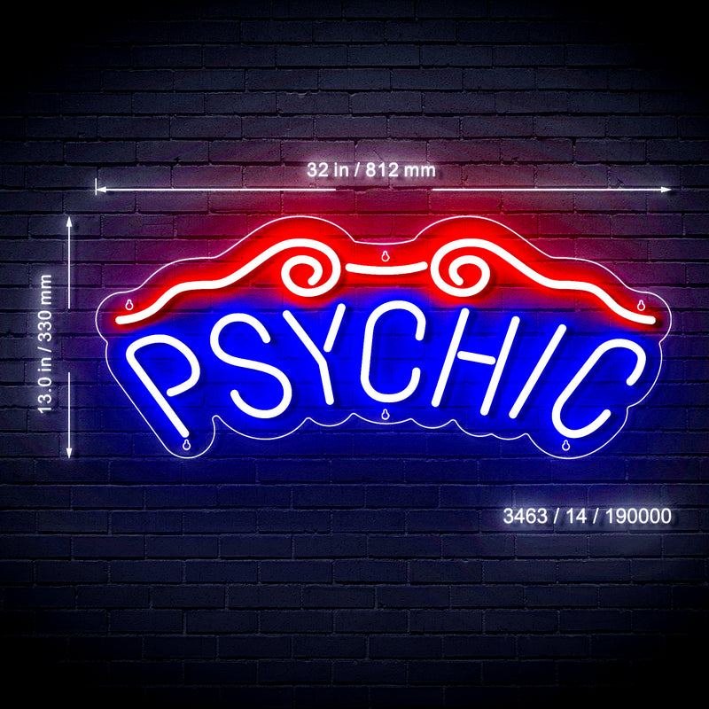 Psychic Ultra-Bright LED Sign with Remote (Neon-Style, LED Technology) - LED Gift Works