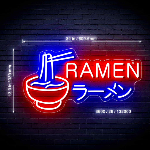 Japanese Noodles Ramen Ultra-Bright LED Sign with Remote (Neon-Style, LED Technology) - LED Gift Works