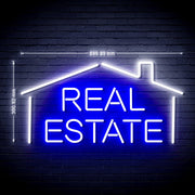 Real Estate Ultra-Bright LED Sign with Remote (Neon-Style, LED Technology) - LED Gift Works
