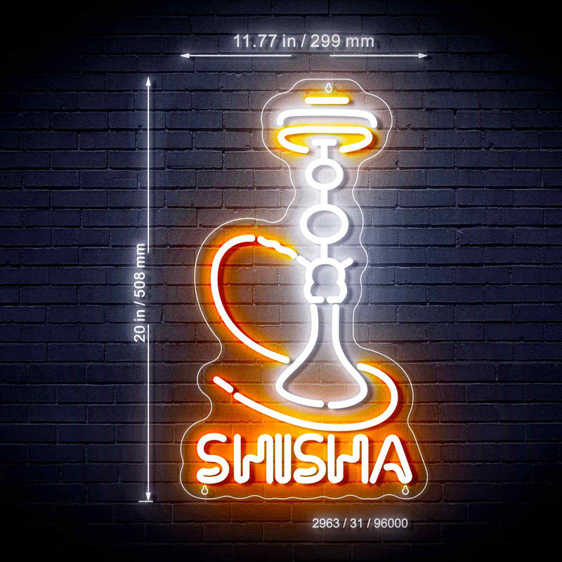 Hookah Shisha Ultra-Bright LED Sign with Remote (Neon-Style, LED Technology) - LED Gift Works