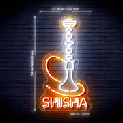 Hookah Shisha Ultra-Bright LED Sign with Remote (Neon-Style, LED Technology) - LED Gift Works