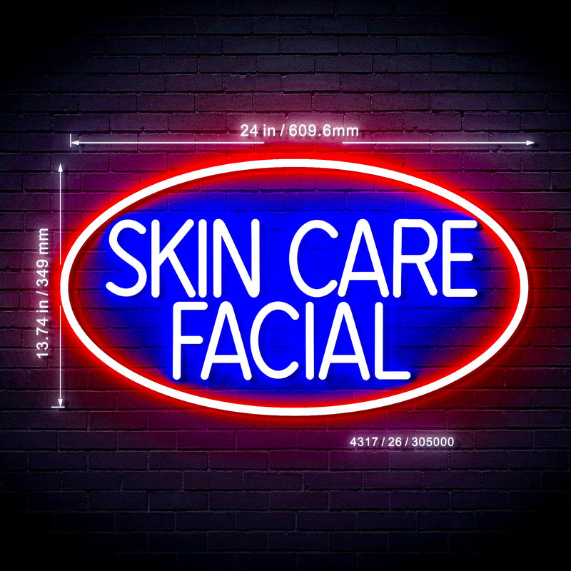 Beauty Salon Skin Care Facial Ultra-Bright LED Sign with Remote (Neon-Style, LED Technology) - LED Gift Works