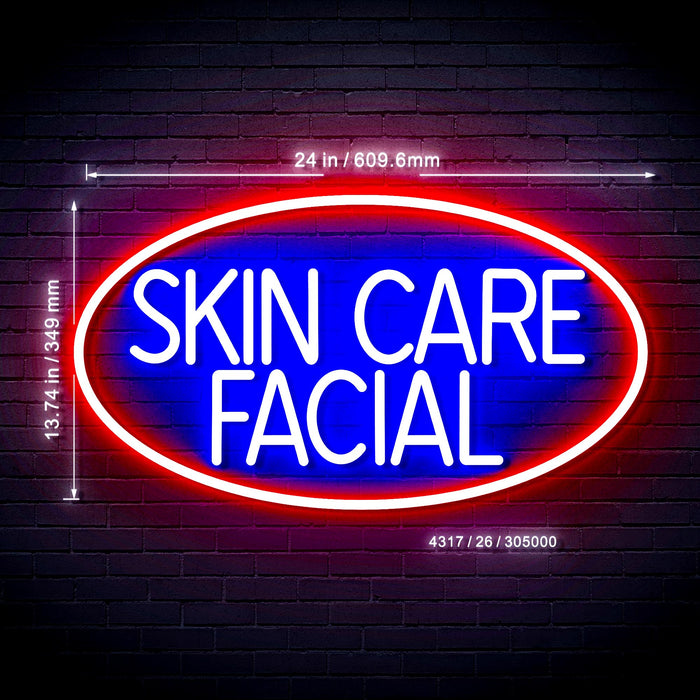 Beauty Salon Skin Care Facial Ultra-Bright LED Sign with Remote (Neon-Style, LED Technology) - Way Up Gifts