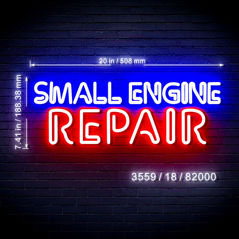 20" Small Engine Repair Ultra-Bright LED Sign with Remote (Neon-Style, LED Technology) - LED Gift Works