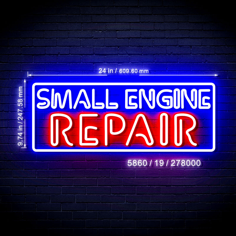 24" Small Engine Repair Ultra-Bright LED Sign with Remote (Neon-Style, LED Technology) - LED Gift Works