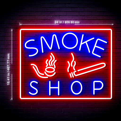 Smoke Shop Ultra-Bright LED Sign with Remote (Neon-Style, LED Technology) - Way Up Gifts