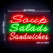 Custom 24" Ultra-Bright LED Sign with Remote (Neon-Style, LED Technology) (Up to 3 Lines/Text Only) - LED Gift Works