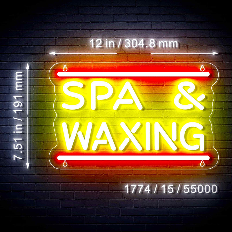 Beauty Salon Spa Waxing Flex Silicone LED Sign (Neon-Style, LED Technology) - LED Gift Works