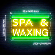 Beauty Salon Spa Waxing Flex Silicone LED Sign (Neon-Style, LED Technology) - LED Gift Works