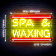 Beauty Salon Spa Waxing Flex Silicone LED Sign (Neon-Style, LED Technology) - LED Gift Works