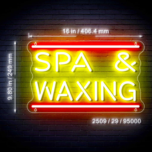 Beauty Salon Spa Waxing Flex Silicone LED Sign (Neon-Style, LED Technology) - LED Gift Works