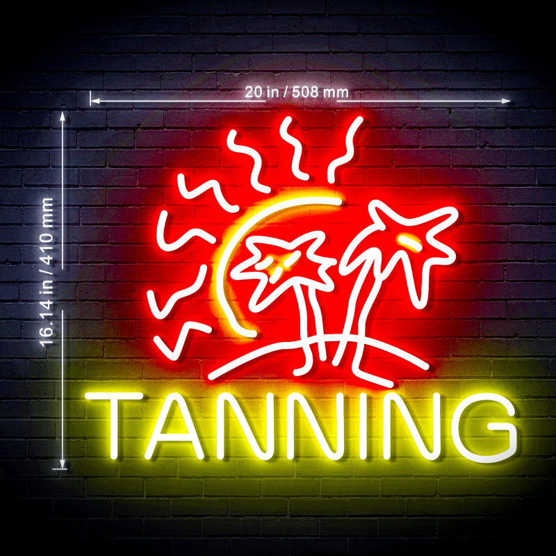 Tanning Ultra-Bright LED Sign with Remote (Neon-Style, LED Technology) - LED Gift Works