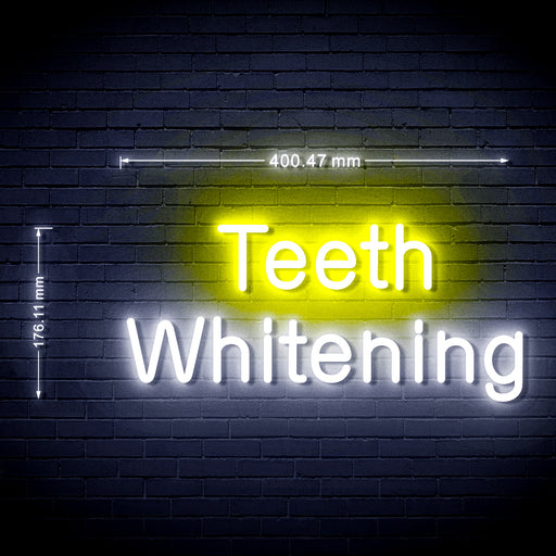 Dentist Teeth Whitening Flex Silicone LED Sign (Neon-Style, LED Technology) - Way Up Gifts