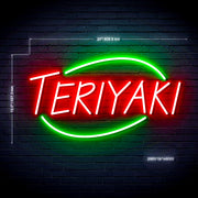 Teriyaki Ultra-Bright LED Sign with Remote (Neon-Style, LED Technology) - LED Gift Works