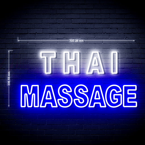 Thai Massage Ultra-Bright LED Sign with Remote (Neon-Style, LED Technology) - LED Gift Works