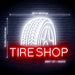 Auto Repair Car Tire Shop v2 Ultra-Bright LED Sign with Remote (Neon-Style, LED Technology) - Way Up Gifts