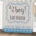 Personalized Its a... Baby Sherpa Blanket - Gender Reveal Baby Name Blanket - Way Up Gifts