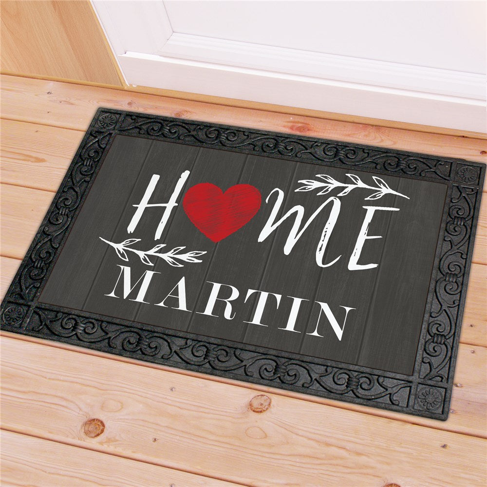 Home Personalized Doormat - Custom Family Welcome Mat — LED Gift Works
