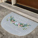 Hello Spring Half Moon Personalized Doormat - Custom Seasonal Mat - Way Up Gifts