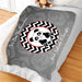 Personalized Love Panda Sherpa Blanket - Cute Panda Throw - Way Up Gifts