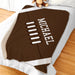 Personalized 50X60 Football Sherpa Blanket - Football Fan Personalized Throw - Sports Gift - Way Up Gifts