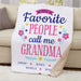 Personalized My Favorite People Floral Sherpa Blanket - Sentimental Family Quote Throw - Way Up Gifts