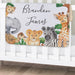 Personalized Wild Animals Baby Blanket - Jungle Animals Personalized Infant Throw - Way Up Gifts