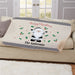 Personalized Merry Christmas Gingham Santa Sherpa Blanket - Festive Santa Throw Blanket - Way Up Gifts