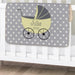 Personalized Baby Carriage Baby Sherpa Blanket - Baby Stroller Themed Blanket - Way Up Gifts