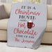 Personalized Christmas Movie & Hot Chocolate Blanket 50X60 - Winter Cozy Blanket - Way Up Gifts