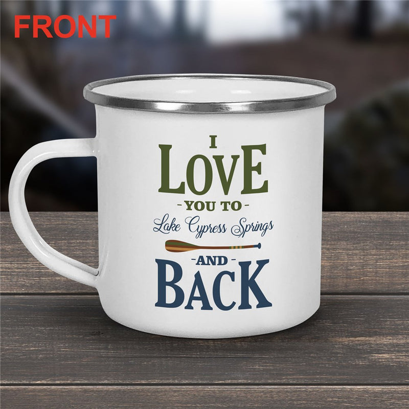 Lake & Back Camper Mug - Personalized Camping Gift Mug - LED Gift Works