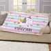Personalized Unicorn Photo Frame Sherpa Blanket - Custom Photo Magical Unicorn Throw - Way Up Gifts