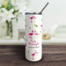 Let's Flamingle Tumbler - Personalized Tropical Design with Straw - Way Up Gifts