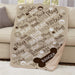Personalized Bark Wag Play Pet Word Art Sherpa Blanket - Dog Lover Word Art Blanket - Way Up Gifts