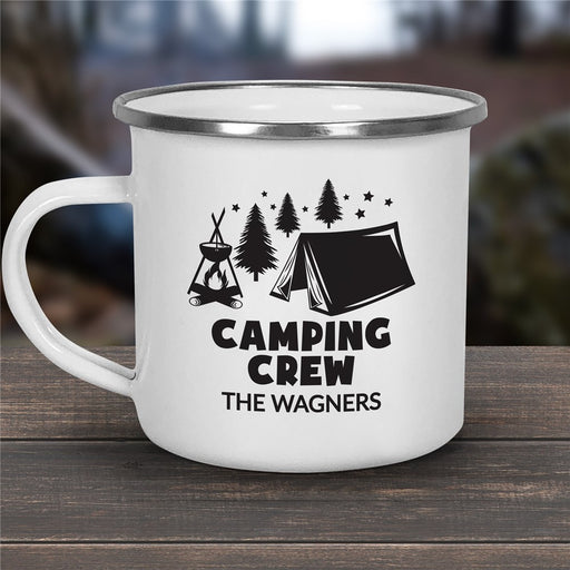 Camper Crew Camp Mug - Custom Camp Mug for Your Travel Crew - Way Up Gifts
