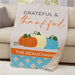 Personalized Grateful & Thankful Sherpa Blanket - Fall Thanksgiving Personalized Throw - Way Up Gifts