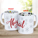 Christmas Snowflake Name Mug - Personalized Winter Holiday Gift - Way Up Gifts