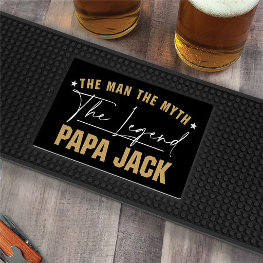 Personalized Man Myth The Legend Bar Mat - LED Gift Works