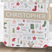 Personalized Baby Christmas Word Art Baby Blanket - Holiday Baby Blanket - Way Up Gifts